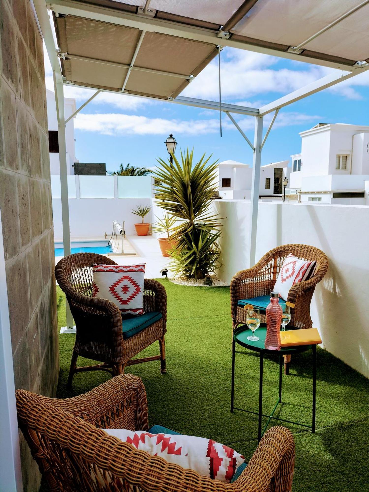 Lovely Villa Agua & Fuego,Heated Pool Playa Blanca  Buitenkant foto