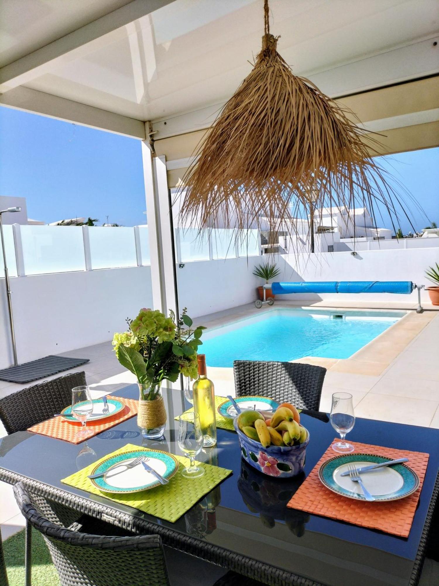 Lovely Villa Agua & Fuego,Heated Pool Playa Blanca  Buitenkant foto
